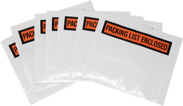 Picture of Packing Slip Envelopes SeeThru 4 1/2"x 5 1/2" 1,000/box