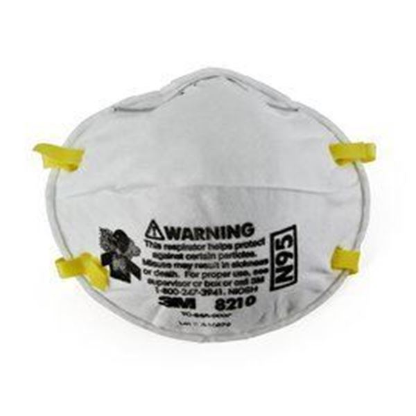 Picture of 3M8210 Respirators N95 Rated20/Dispenser (8 Disp/case)