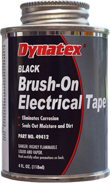Picture of Brush-On Electrical Tape Black  12x4 oz/case