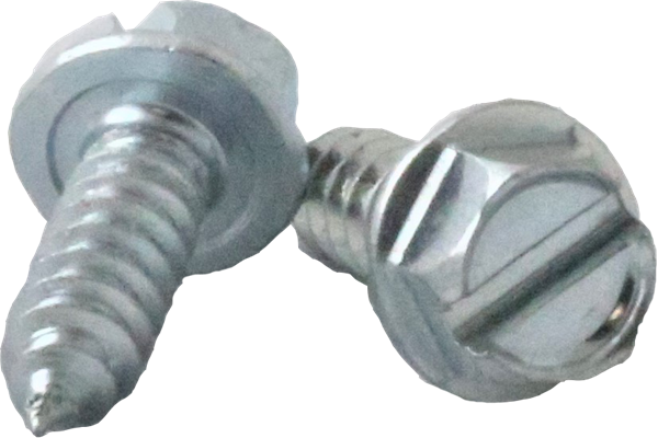 Picture of License Plate Screws-Domestic14 x 3/4 Zinc Hex Head 100/bag