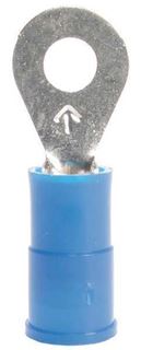 Picture of Blue Ring Terminal 5/16" Stud 16-14 Ga 50/Box