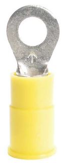 Picture of Yellow Ring Terminal 3/8" Stud50/Box