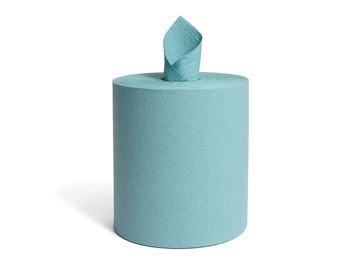 Picture of DRC Blue Wiper Rolls 250 sheets/roll 6 rolls/cs