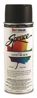 Picture of Spruce Satin Black SprayPaint 12 x 12 oz/cs