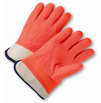 Picture of Safety Orange PVC Coated Glove