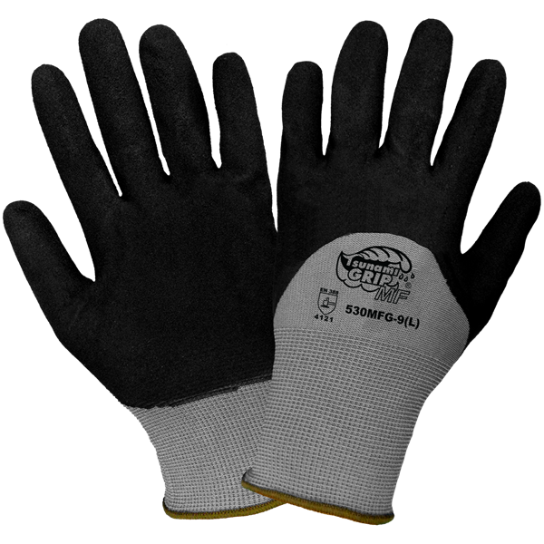 Picture of Tsunami Grip Mach Finish Glove3/4 Dip Blk on 15 Gauge Nylon