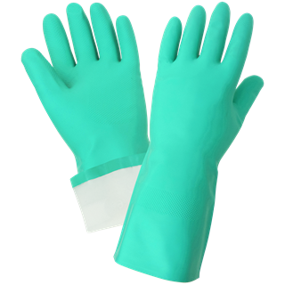 Picture of Unsupported 12 mil Nitrile Glove 13" Long - Size 10