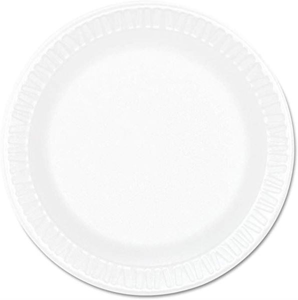 Picture of 9" Foam Plates - White 500/case