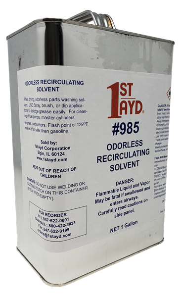 Picture of Odorless Recirculating Solvent - Multiple Sizes