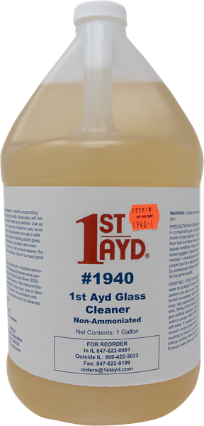 Picture of 1st Ayd Glass Cleaner Non-Ammoniated - Multiple Sizes