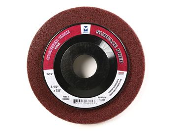 Picture of Maroon Aluminum Oxide Surface Prep Wheels4 1/2" x 7/8" 10/pack