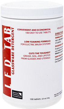 Picture of L-F-D Low Foaming DetergentTablets 100 tabs/tub 12tubs/cs