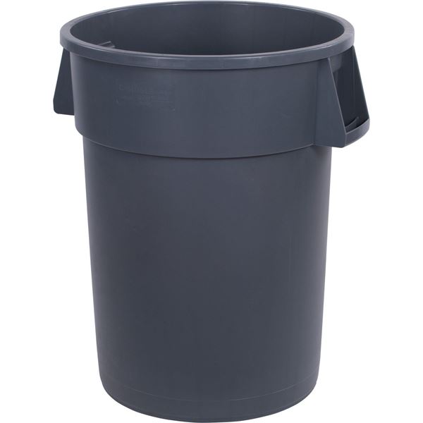 Picture of 44 Gallon Plastic WasteContainer-Gray w/o Lid 4/Case