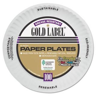 Picture of 6" Coated Paper Plates 1200/case - White