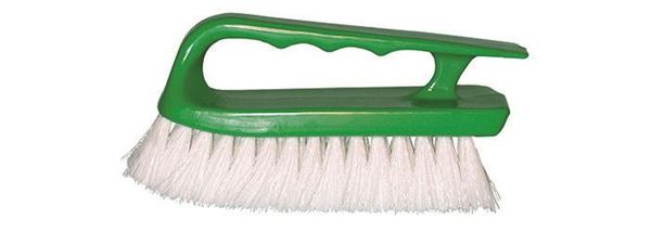 Picture of Iron Brush with Handle& Plastic Bristles 12/case