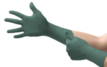 Picture of Micro Flex Dura Flock PF 8 mil Nitrile Glove - Multiple Sizes