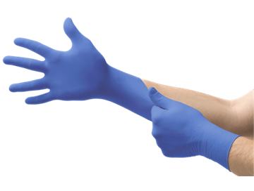 Picture of 4.5 mil Blue Nitrile Gloves - Multiple Sizes