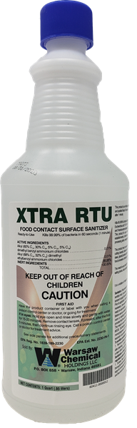 Picture of XTRA Ready-to-Use Food ContactSurface Sanitizer 12 qts/case