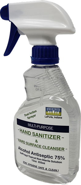 Picture of Alcohol Based Liquid Hand Sanitizer w/Trigger Sprayer 6 x 12 oz/case