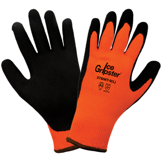 Picture of Ice Gripster Cold Weather Glove Hi-Vis Safety Orange - Medium