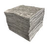 Picture of Grey Oil & Water Sorbent Pads - Hvy Wt Airlaid 16.75" x 18" 100/bag (36 bags/skid)