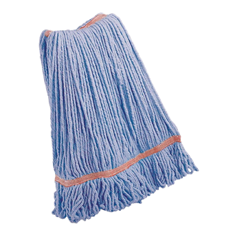 Picture of Large Blue Looped-End Wet Mop Head  6/case