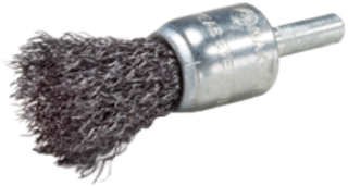 Picture of Mercer Crimped Wire End Brush  1"x1/4" Shank .008 Carbon Steel Wire 20/box