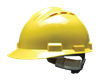 Picture of Hard Hat, Cap Style, Yellow  Type I Class C 6/case