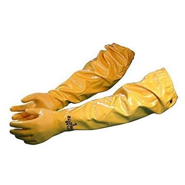 Picture of Yellow Atlas Chemical Resistant Glove 26"L  Size 9 (6 PAIRS/PACK)