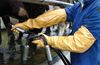 Picture of Yellow Atlas Chemical Resistant Glove 26"L  Size 9 (6 PAIRS/PACK)