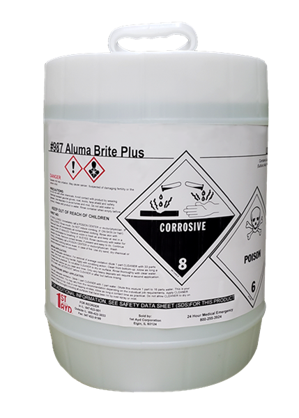 1st Ayd Corporation. Aluma Brite Plus Aluminum Brightener 5 gallon pail