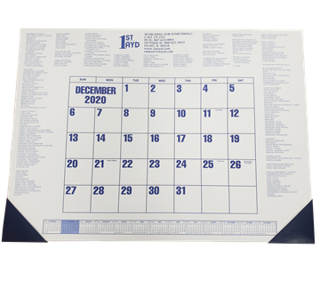 Picture of Deskpad Calendar 50/box Year 2026