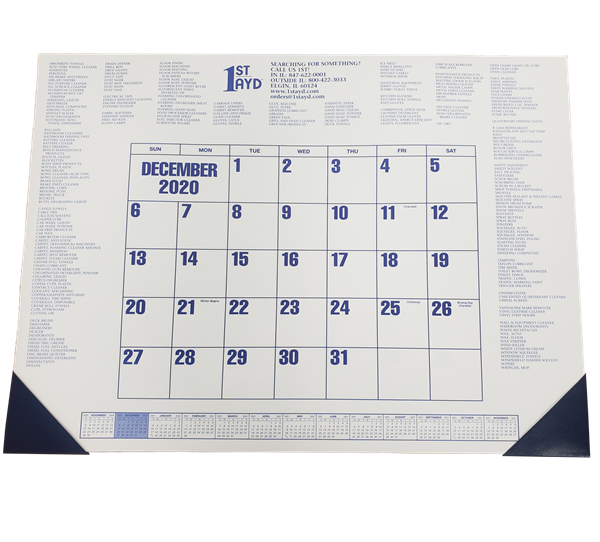 Picture of Deskpad Calendar 50/box Year 2026