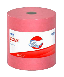 Picture of Wypall Red Proknit Roll 12"x 14" 475 Sheets/Roll X80