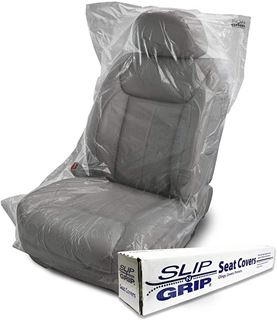 Picture of  HD Slip & Grip Disposable Plastic Seat Covers 32" L x 56" W 200/roll