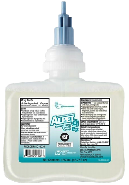 Picture of Alpet Q E2 Sanitizing Foam Soap6 x 1.25 liter/case 