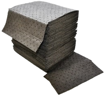 Picture of Gray Oil & Water Sorbent Pads -Light Wt 15"x18" 200/bag