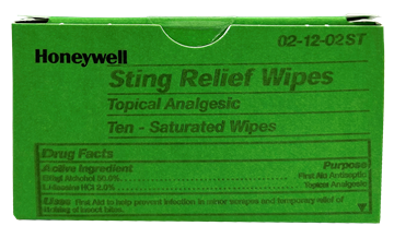 Picture of Honeywell North Sting Relief Wipes10 pk/box