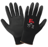 Picture of Black Polyurethane Palm Coated Gloves - Multiple Sizes