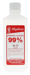 Picture of Isopropyl Alcohol 99% 16oz pint12/cs USP grade