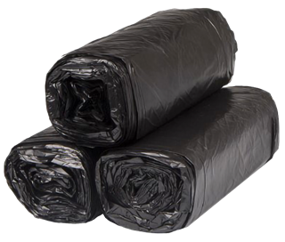 Picture of Black Liners, 45 gal, 40 x 46, 1 mil 100/case (10/10/100)