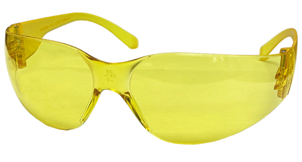 Picture of Safety Glasses - Amber Lens Amber Temple 10/box