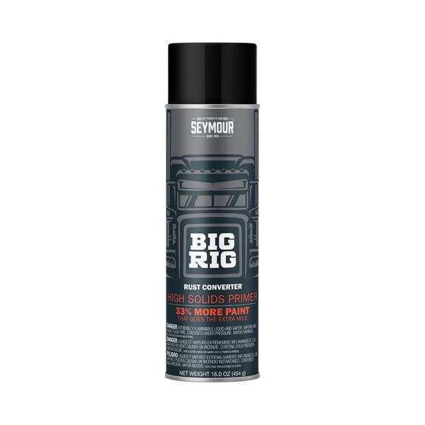 Picture of Big Rig Rust HD Industrial Primer Rust Converter 6 x 16 oz/case Matte black finish
