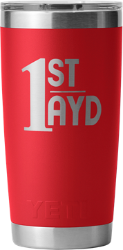 Picture of YETI 1st Ayd Tumbler Rescue Red 20 oz w/Magslider Lid