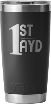 Picture of YETI 1st Ayd Tumbler Black 20 oz w/ Magslider Lid