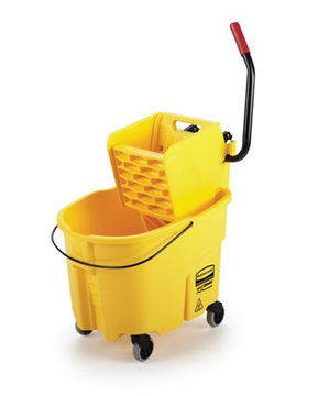 Picture of WaveBreak Bucket & WringerCombo Side Press Yellow 35 Qt