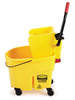 Picture of WaveBreak Bucket & WringerCombo Side Press Yellow 35 Qt