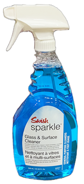 Picture of Sparkle RTU Glass Cleaner w/ Sprayer Ammoniated,  Quart, 12/cs
