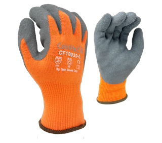 Picture of  Hi-Vis Safety Orange Glove 10 gauge Latex Coating