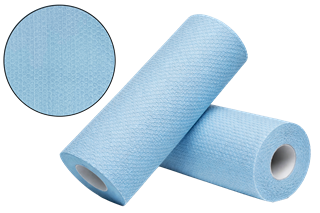 Picture of Hydroknit Blue Wiper Rolls 55 sheets/roll - 30/Case 32cs/plt